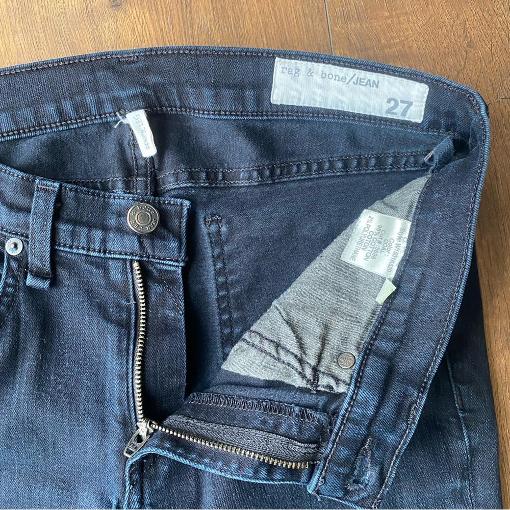 Rag & Bone Coal “W150K520” Jeans Size 27 Pencil Leg Skinny - Picture 3 of 9